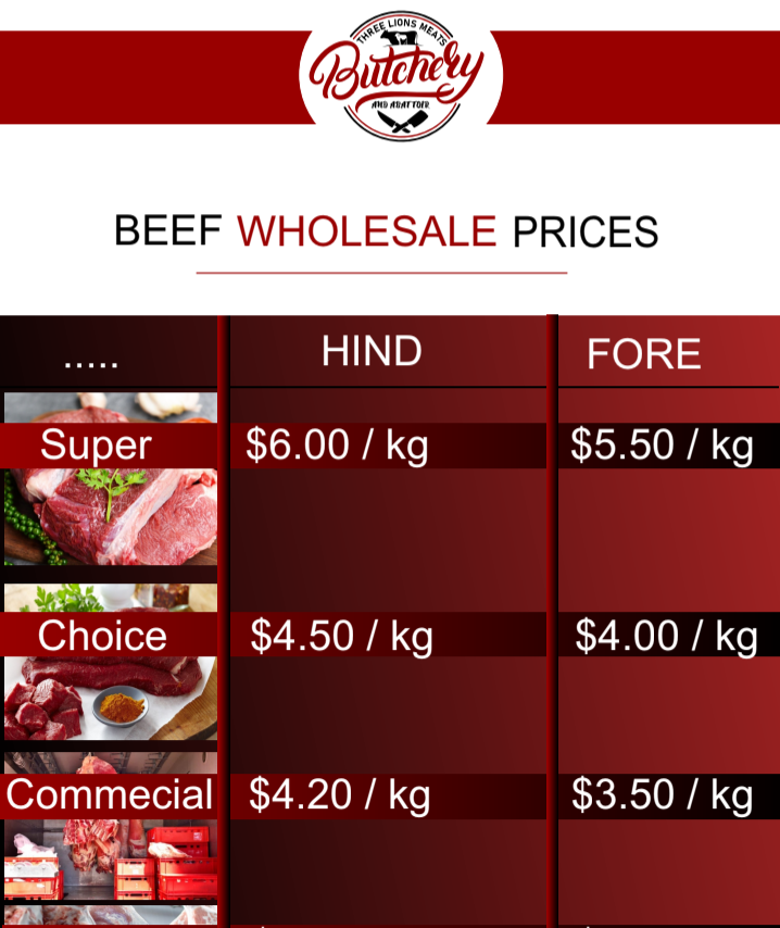 Bulk Beef