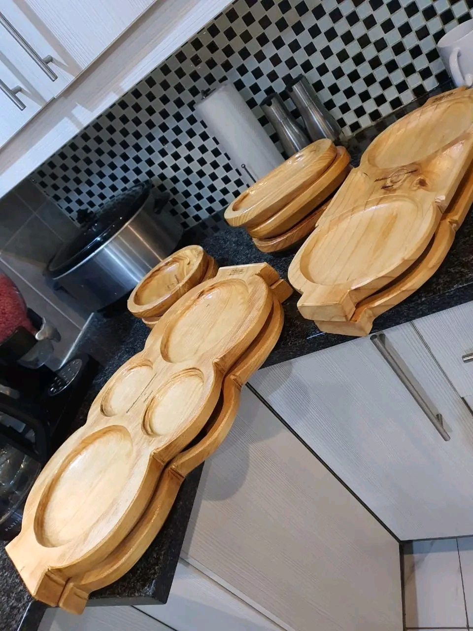 Nyala Dishes/ 4 compartment platter