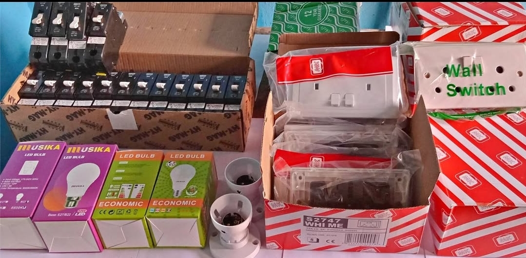 Switchs,bulbs and. Sockets available