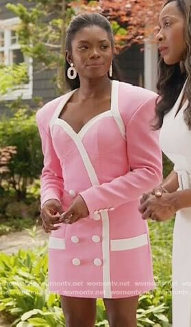 BALMAIN BLAZER MINI DRESS