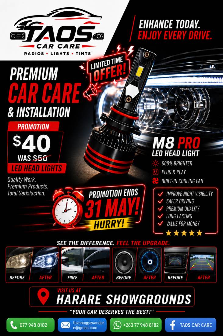 M8 Pro head lights