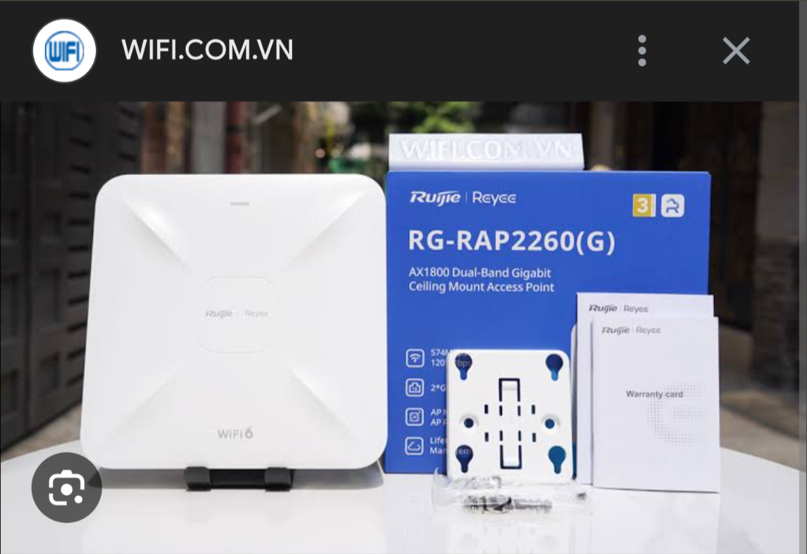 RUIJEE REYEE CEILING ACCESS POINT RAP 2260 E