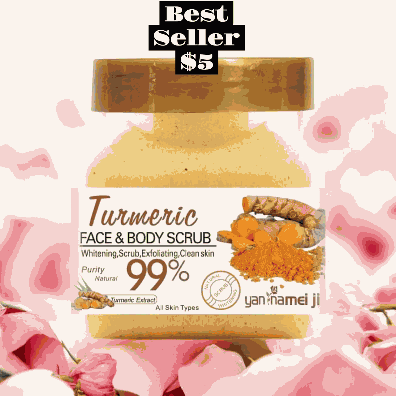 Turmeric body scrub